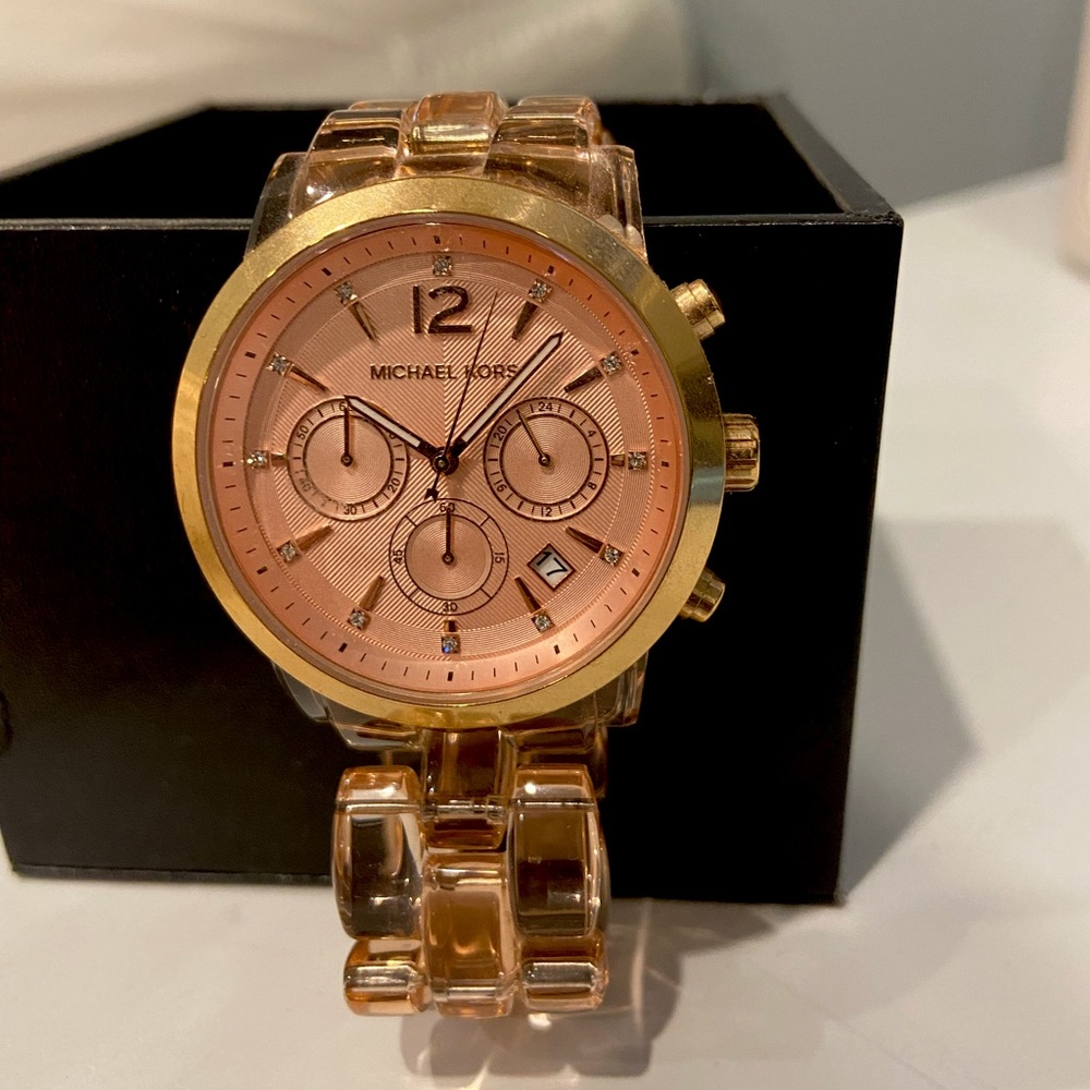 Michael Kors rose gold watch